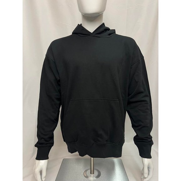 NWT! GYMSHARK MEN REST DAY ESSENTIALS HOODIE BLACK SMALL - Picture 1 of 6